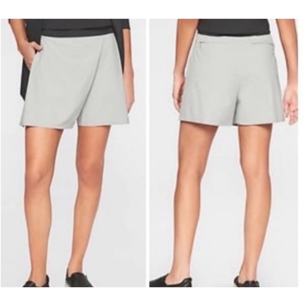 Athleta planner light grey skirt short skort